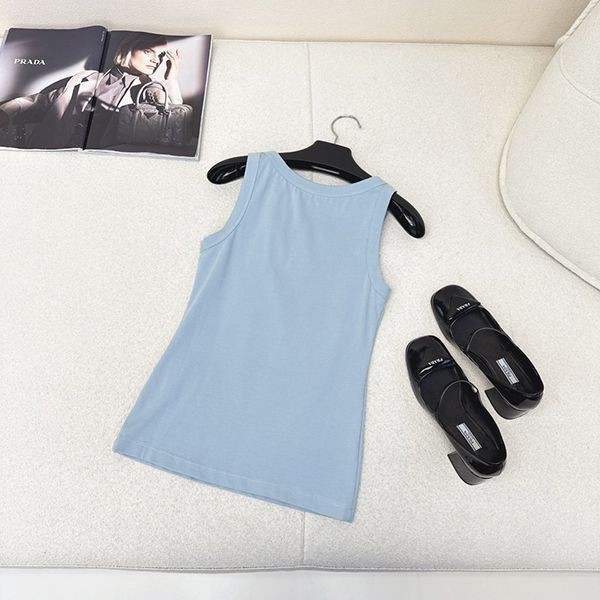 新作 プラダ リブニットコピー ジャージー タンクトップ pul42305